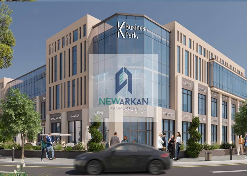 بمقدم 157 الف محل للبيع 30م + 24م اوت دور  وقسط لمده 10 سنوات في قلب اكتوبر 0