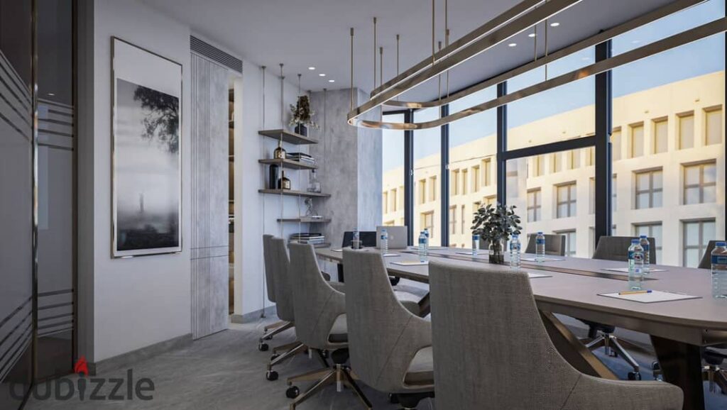 مقر اداري للأيجار كامل التشطيب بالتكييفات بالجراج بموقع مميز علي دائري المعادي 0