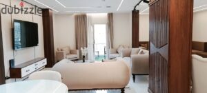 شقة فاخرة 3 غرف للإيجار في شارع مراد بإطلالة على النيل | الجيزة 120,000 ج.م