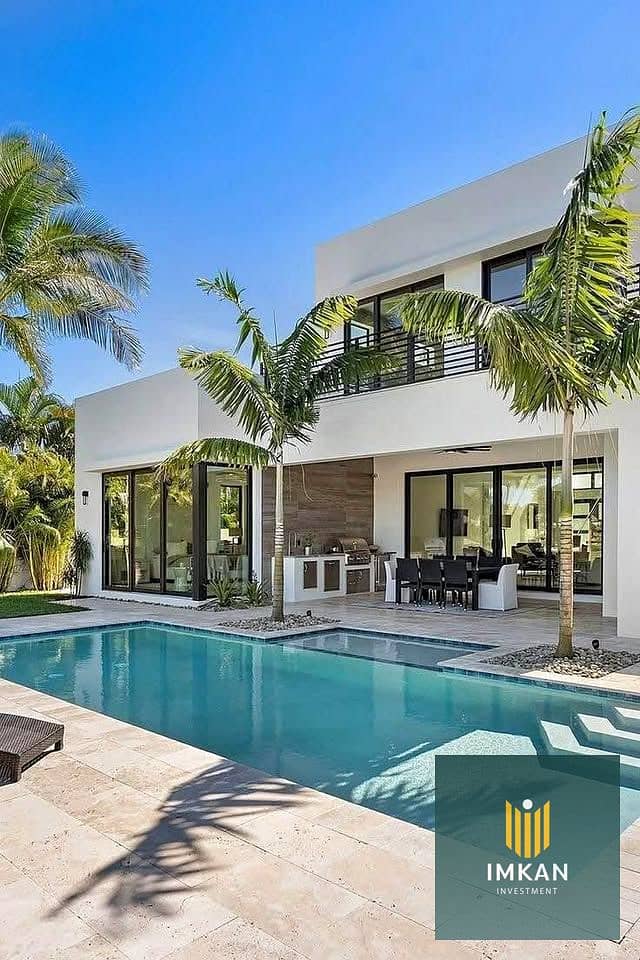 فيلا 288م كورنر - بالتقسيط على 15 سنة للبيع بجوار الجامعه الامريكية _ التجمع _ القاهرة 0