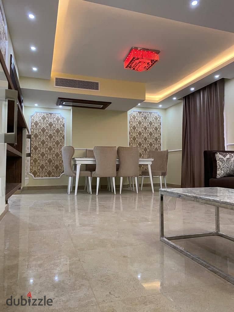 شقه مفروشه ميدان سفنكس جميع الكماليات فرش مودرن 150 متر عماره جديده مدخل فاخر مكيفه بالكامل 0