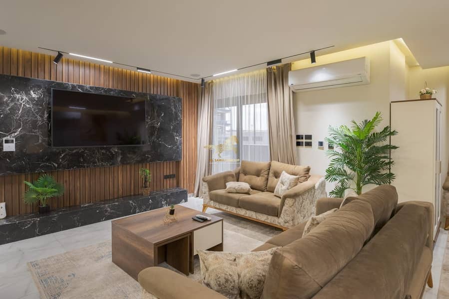 شقة فندقية فاخرة غرفتين في كمبوند أزاد – التجمع الخامس 0