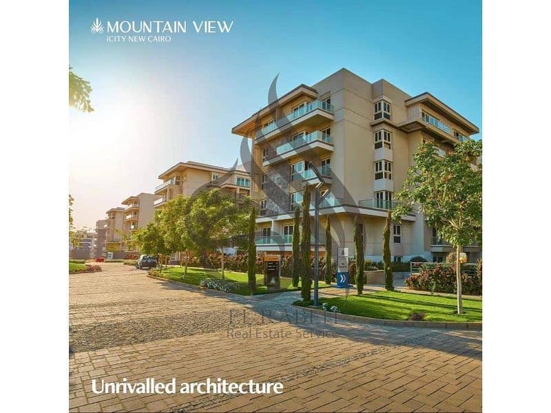 شقة ارضي بحديقة للبيع في ماونتن فيو اي سيتي التجمع الخامس استلام فوري اقل من سعر السوق 0