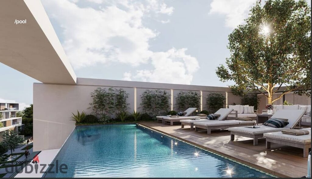 امتلك ڤيلا بحمام سباحه خاص في كومبوند NMQ بجوار بالم باركس وبالقرب من جامعه النيل 0