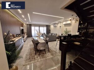 شقة مع بنتهاوس للبيع في كمبوند ميدتاون التجمع الخامس أمام الجامعة الأمريكية مباشرةً 18,000,000 ج.م