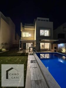 للايجار اليومي فيلا بأفخم كمبوند في الشيخ زايد 14,500 ج.م