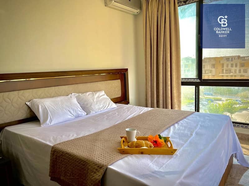 شقةمتشطبة بالفرش والتكيفات للايجارفي سوديك ايستاون دايركت ع التسعين بجوار الجامعة الامريكية- التجمع الخامس- القاهرة الجديدة 0