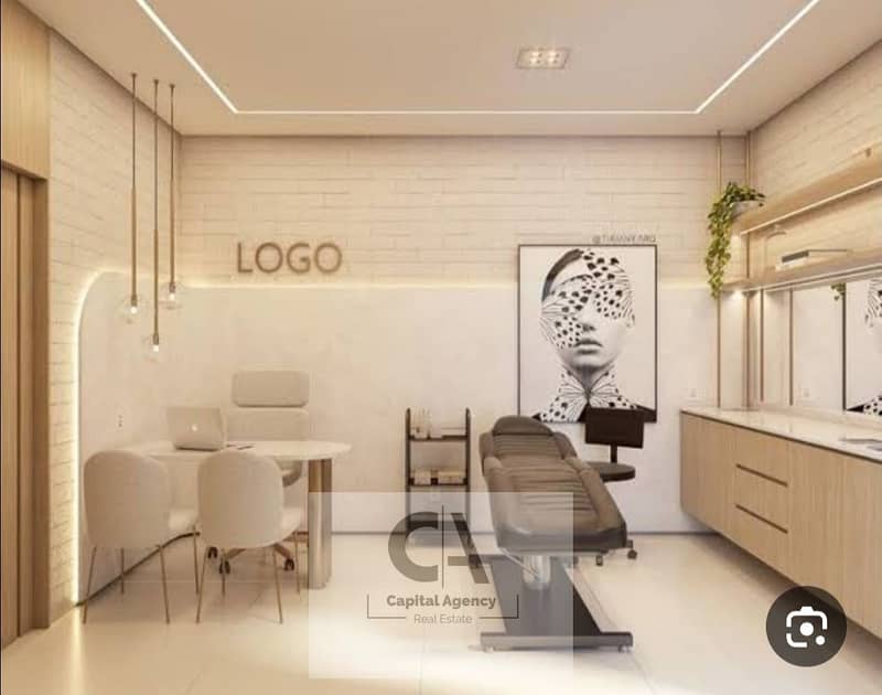 عياده للايجار 150م في مول طبي مميز - متشطبه بالتكيفات - التجمع الخامس 0