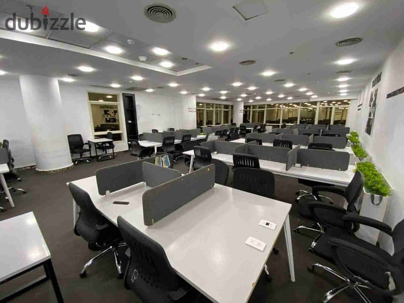 مقر اداري للايجار 900متر علي شارع التسعين في التجمع الخامس Office For Rent 900Sqm In New Cairo 0