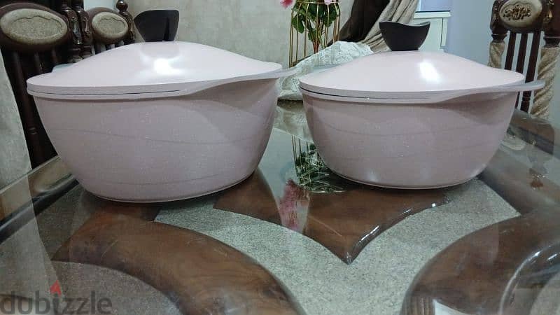 ٢ حلة جرانيت الماركة المعروفه  ماركة ماستر شيف ويف   مقاس ٣٢ ومقاس ٢٨ 0