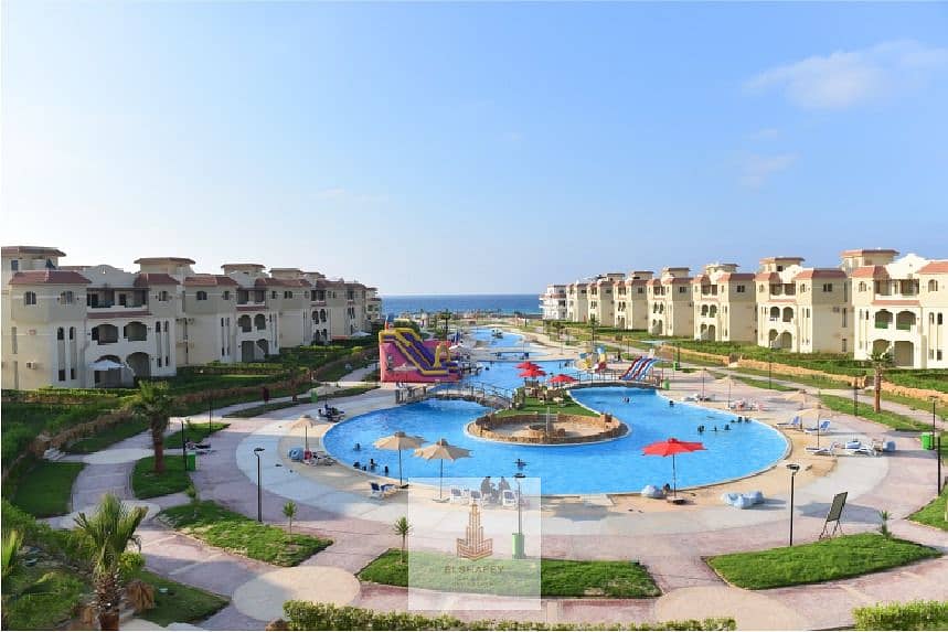 شاليه للبيع في لاسيرينا الساحل الشمالي فيو بحر مباشر بسعر لقطة 0