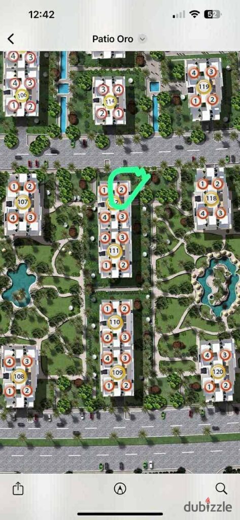 شقه في كومباوند الباتيو اورو في الجولدن سكوير بسعر ممتاز لسرعه البيع 0