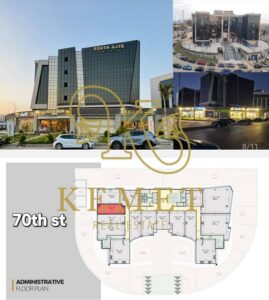 مكتب 90م علي التسعين الجنوبي متشطب بالتكيفاات استلام فوري وقسط علي 24 شهر 18,423,000 ج.م