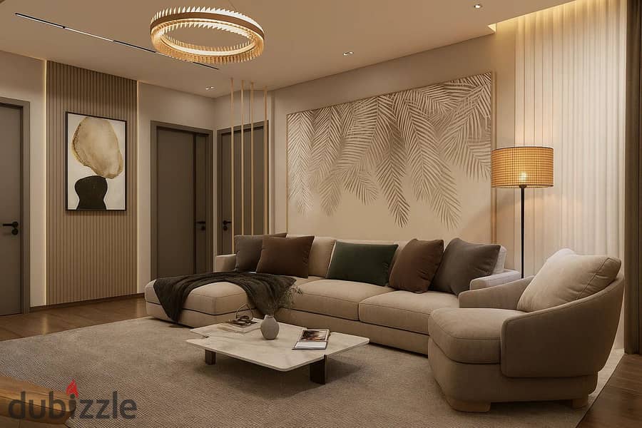 شقة متشطبة للبيع استلام فوري في كمبوند باديا من بالم هيلز كميوند متكامل بجميع الخدمات برايم لوكيشن قريب من سوان ليك ونيوجيزة الشيخ زايد Zayed 0