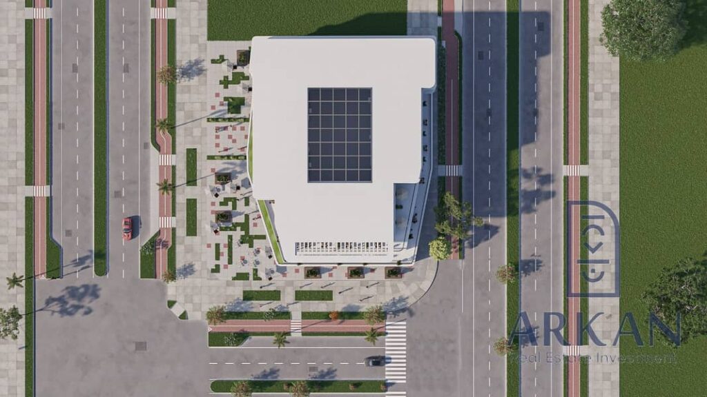 على ممشى R4 السياحي في قلب أكتوبر الجديدة، المول Double View بيطل على القطار السريع والنهر الأخضر من جهة، ومن الجهة التانية على الحي الإيطالي 0