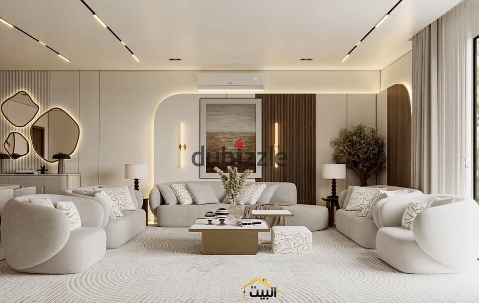 شقة للبيع في شيراتون استلام فوري متشطب بالكامل تشطيب سوبر لوكس جاهزة للمعاينة الفوريه فيو علي مساحات خضراء بحري صريح 0