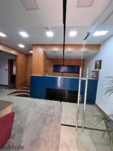 120,000 ج.م مقر ادارى ببرج ادارى بالكامل مكيف بالكامل مكرم عبيد الرئيسي خطوات من طريق النصر