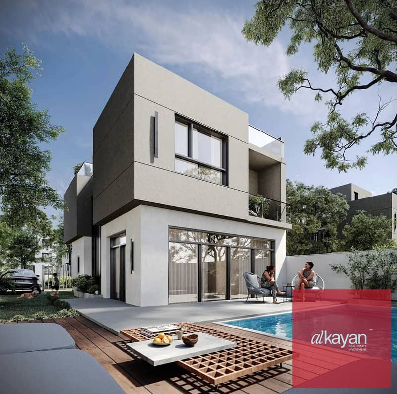 10 سنين قسط فيلا مستقلة في التجمع بمقدم 6% فقط بكمبوند Notion 0