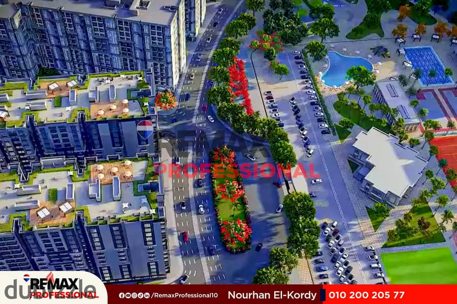 شقة 224 م للبيع في قلب سموحة فيو مفتوح علي النادي 0