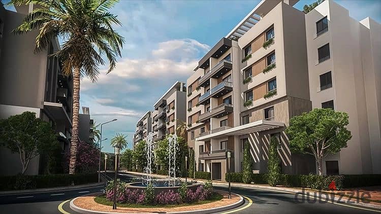 أقل سعر شقة في أكتوبر على طريق الواحات دقائق من جامعة MSA ومول مصر بمقدم 10% على 8 سنين 0