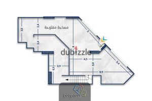 محل للايجار فى زيزينيا – واجهه 10 متر على الشارع 210,000 ج.م