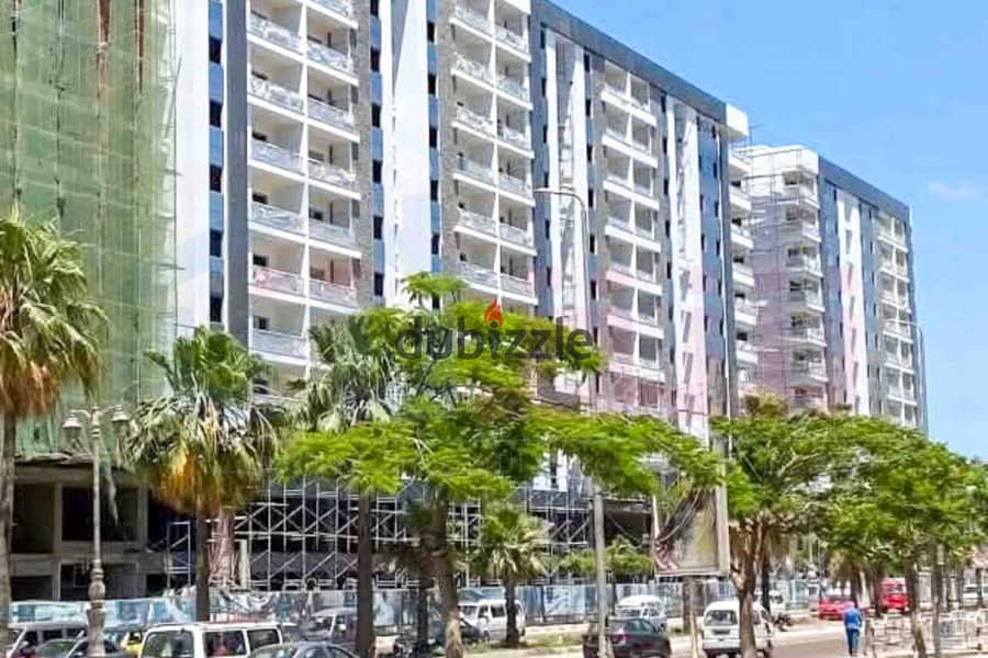 شقة للبيع 186م سموحة - كومباوند جراند فيو 0