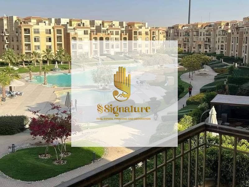 شقة  بمساحة 220  متر مربع  جاهزة  للسكن  في ستون  ريزيدنس ،  للبيع السريع ، 4 غرف نوم ، فيو مميزعلى لاند سكيب  وبحيرة ، ستون ريزيدنس ، التجمع الخامس. . 0