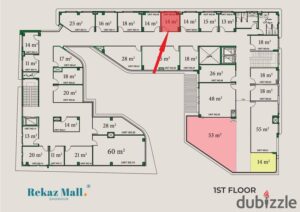 محل تمليك واجهه المول مباشرة بخصم على السعر وتقسط على 8 سنوات 1,448,370 ج.م