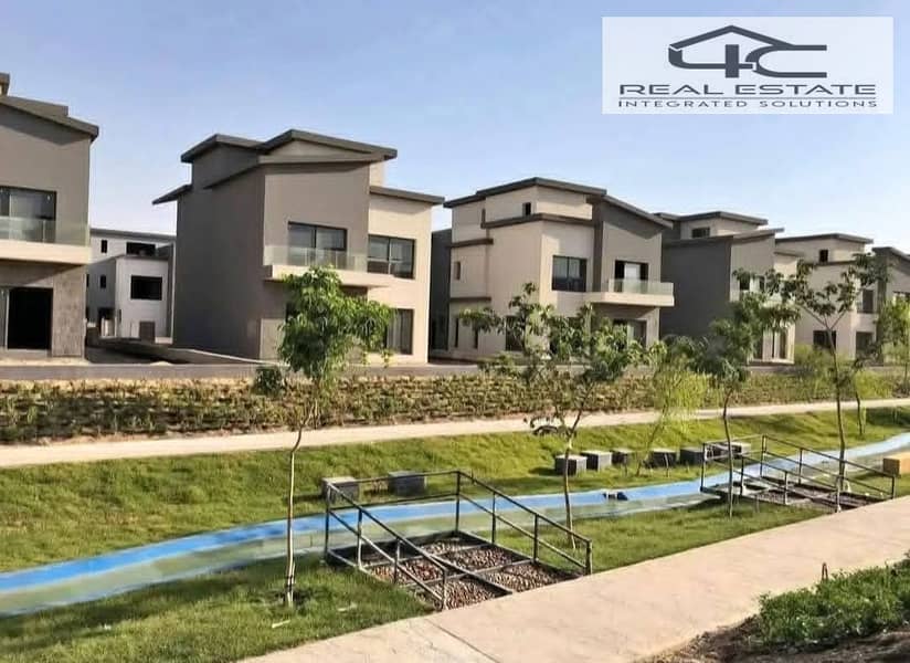 فيلا استاندالون in Creek Town كريك تاون نيو كايرو التجمع الاول مقدم واقساط برايم لوكيشن in Creek Town New Cairo First Settlement 0