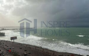 شقة للايجار 125م كامب شيزار ( على البحر مباشرة ) 25,000 ج.م