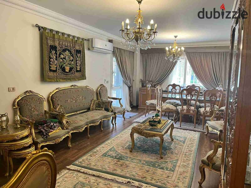 مدينتى شقه للبيع 136 متر ارضى بدون حديقه فى الb10 0