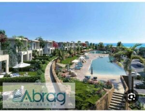 14,400,000 ج.م للبيع شاليه كورنر مميز بدون اوفر بساوث ميد الساحل الشمالي فيو مفتوح و فيو لاجون