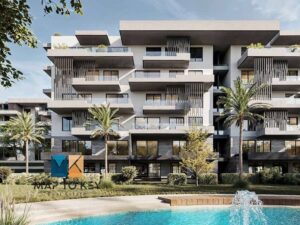 شقة متشطبة للبيع بجانب الجامعة الأمريكية في كومبوند متكامل الخدمات بقسط 90 الف في الشهر 8,000,000 ج.م