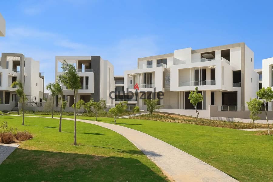 شقة للبيع في كمبوند جولز كمبوند متكامل بفيو مميز للاهرامات قريب من جميع الخدمات بجانب بالم هيلز ونيوجيزة الشيخ زايد Zayed 0