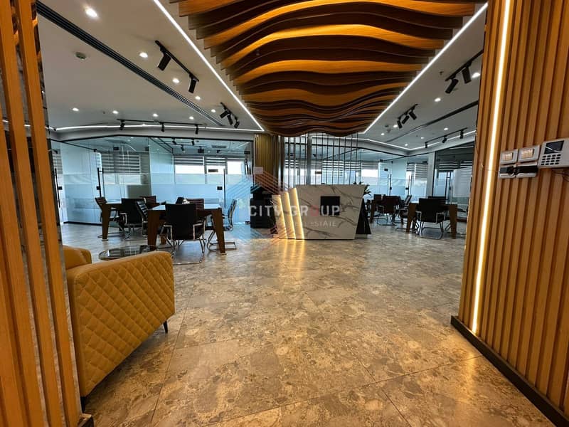 مكتب اداري للايجار لكبرى الشركات في التجمع الخامس 600 متر 0