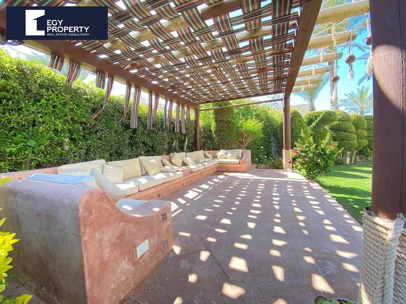 علي اللاجون مباشرة دوبلكس بحديقة خاصة  متشطب بالكامل للبيع في Silver Sands - الساحل الشمالي 0