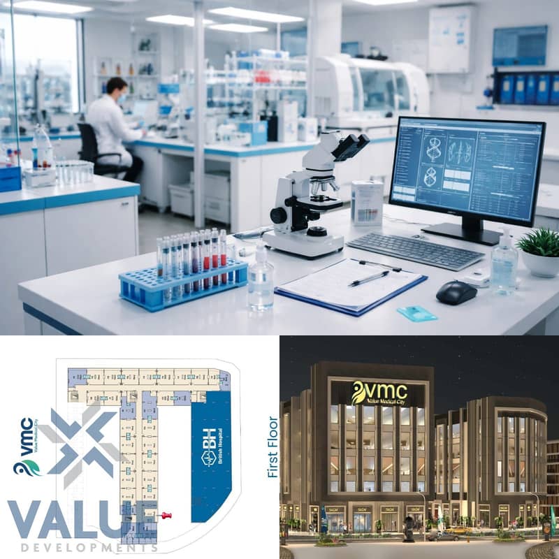 معمل تحاليل للبيع فى الشروق قسط 10 سنوات من المالك و 0% مقدم وبجوار هليوبوليس الجديده وبوابة 4 مدينتى  وطريق السويس 0