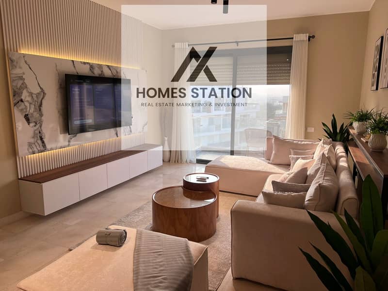 شقة مفروشة بالكامل للإيجار في SODIC Villette – تجربة سكن مريحة وفاخرة  لو بتدور على شقة تجمع بين الراحة، التشطيب الفاخر، والموقع المميز داخل كمبوند را 0