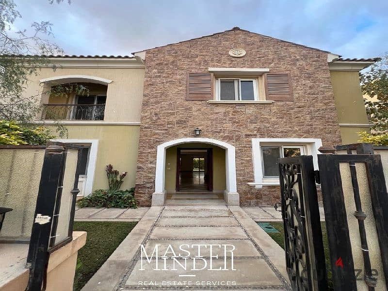 فيلا بموقع مميز للايجار متشطبة بالكامل في ميفيدا القاهرة الجديدة من اعمار مصر 0