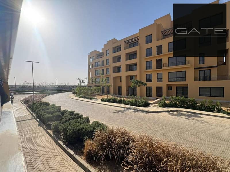 شقة للبيع ارضي بجاردن ف كمبوند او ويست 6 اكتوبر مرحلة جرين فالي برايم لوكيشن منطقة الفيلل 0