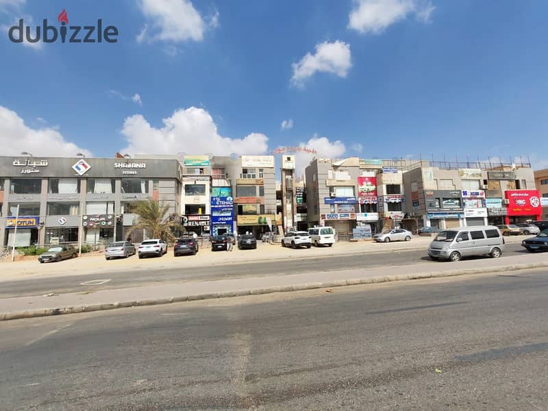 مكتب 180متر ادارى وتجاري للبيع على المحور المركزي مباشرة في مدينة 6 اكتوبر 0