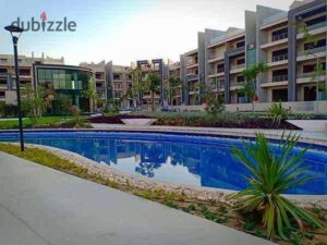 شقة فيو جاردن بالدور الثاني نص تشطيب بكمبوند ميد تاون امام الجامعة الامريكية التجمع الخامس 13,000,000 ج.م