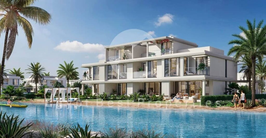 موقع متميز جدا فيو جول وبحيرة شاليه غرفتين مفروش بالكامل للبيع في مراسي اعمار الساحل الشمالي 0