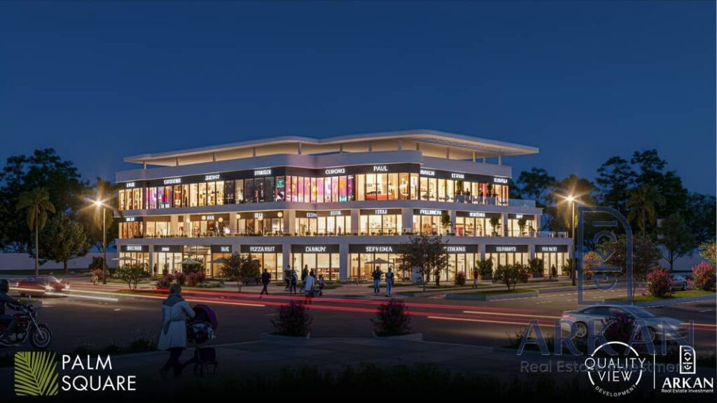 محل تجاري 33 متر للبيع – على الممشى السياحي لحدائق أكتوبر أمام معمل المختبر TA 0