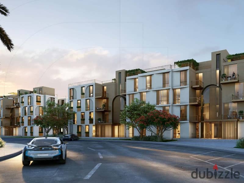 شقه للبيع استلام فوري في الشيخ زايد بجوار بيفرلي هيلز بالم هيلز في كمبوند فاي سوديك بالقرب من مطار اسفنكس Zayed 0