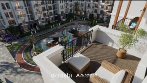 ستديو 50متر للبيع كمبوند جينيستا مقدم10%حتى10سنين 2,300,000 ج.م