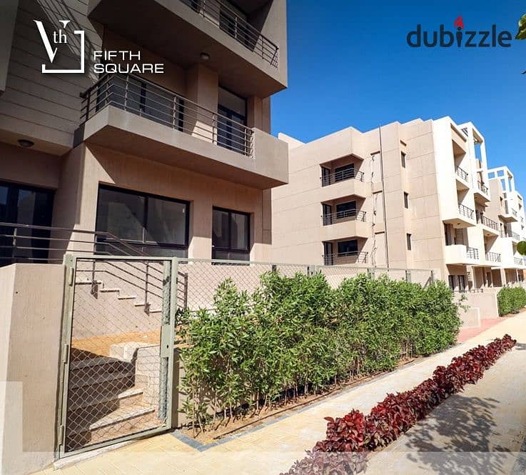 المراسم فيفث سكوير . . اكسترا سوبر لوكس . . شقة ستديو أرضى بجاردن 0