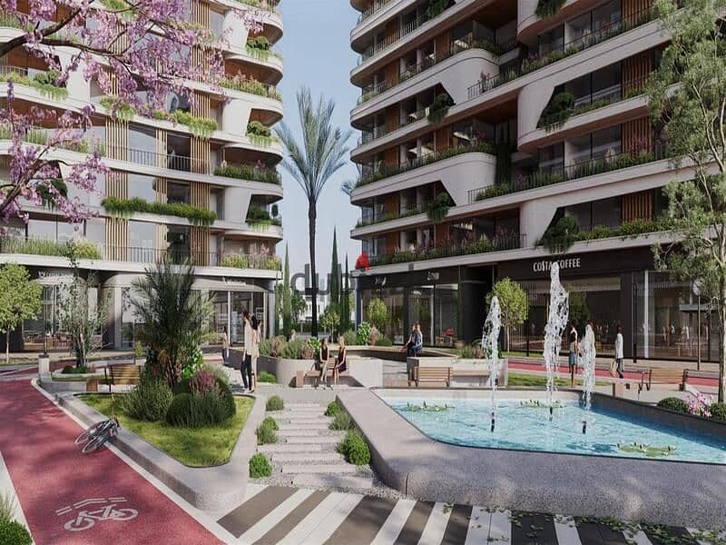 شقه للبيع في اميز لوكيشن داخل كمبوند ذا وان The one متشطب بالكامل امام نادي سموحه في قلب اسكندريه 0