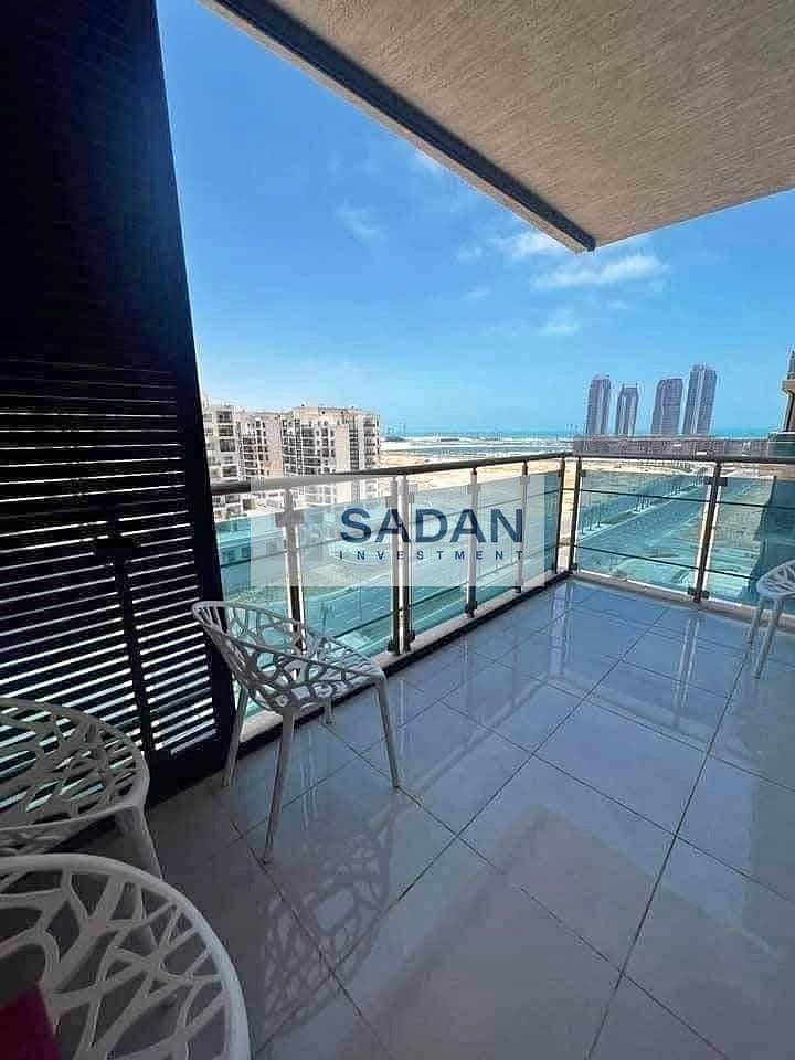 شالية للبيع متشطب بالكامل علي البحر دايركت في مزارين العلمين - الساحل الشمالي 0