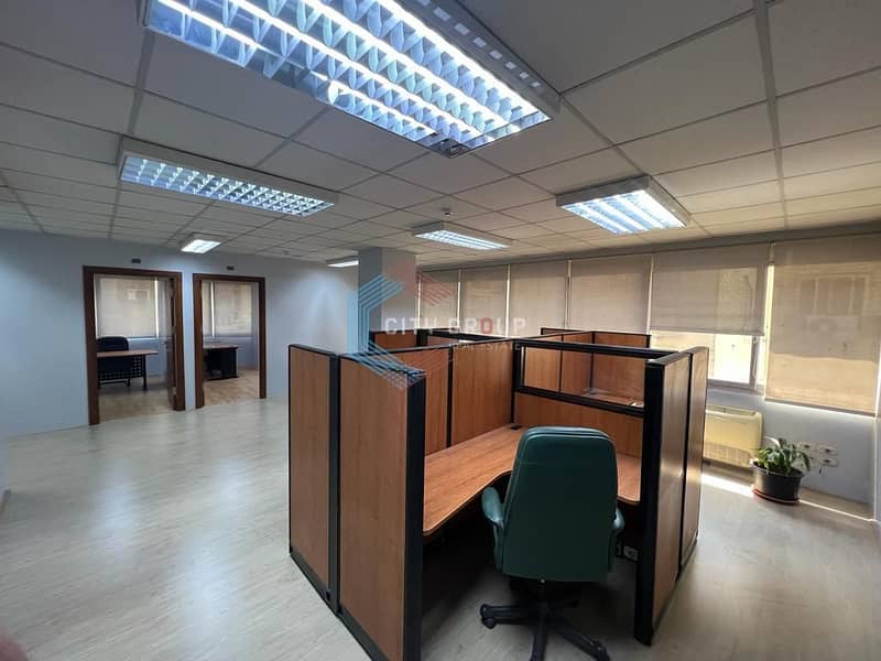 مكتب للايجار لكبرى الشركات فى زهراء المعادي 250 متر 0